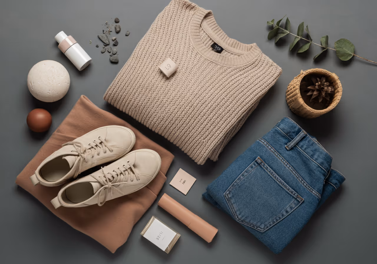 Flat Lay Photography Setup Step by Step Process